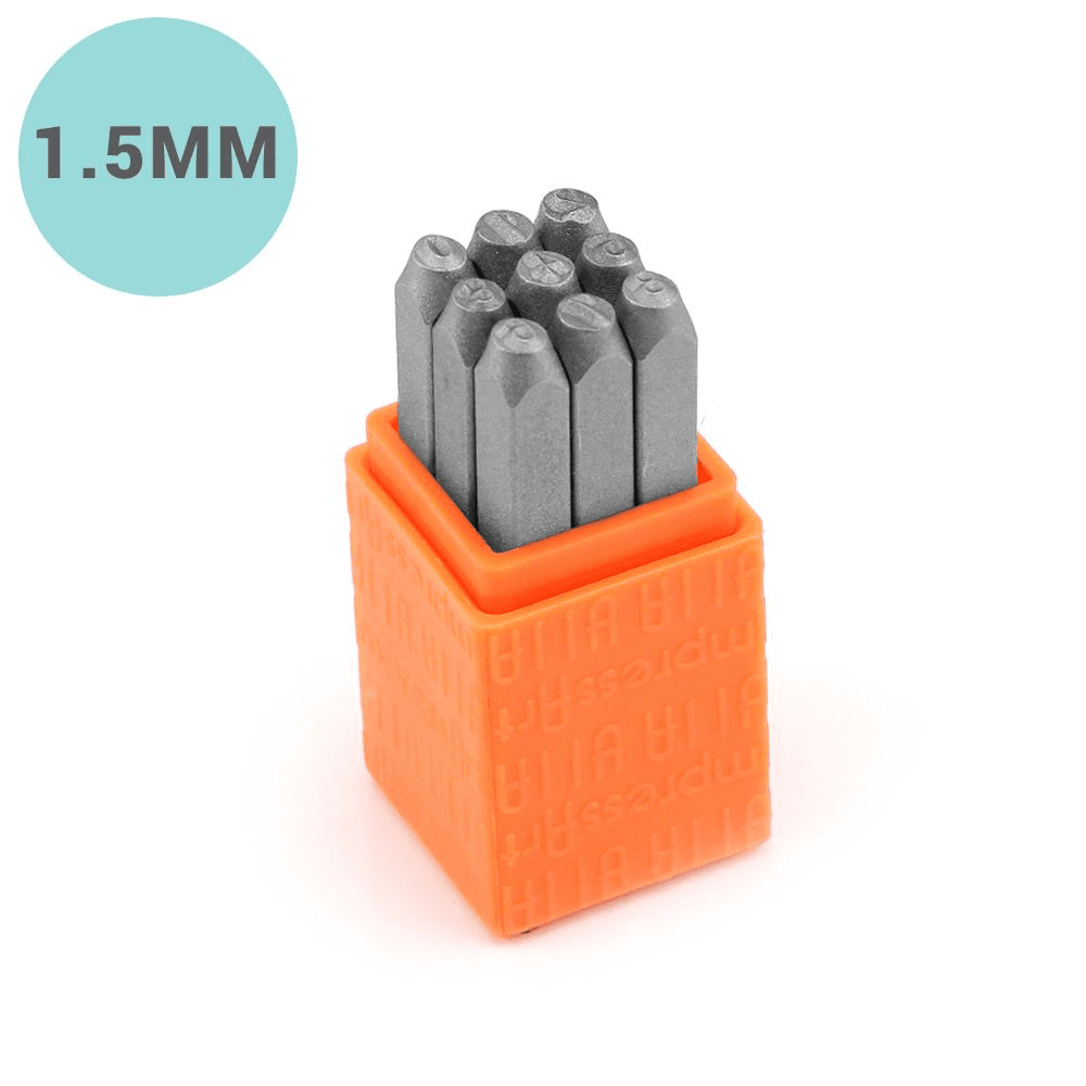 ImpressArt Basic Number Stamp Set 1.5mm