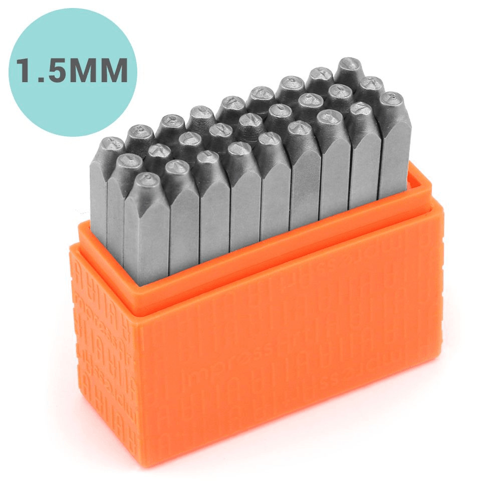 ImpressArt Basic Letter Stamp Set Lowercase 1.5mm