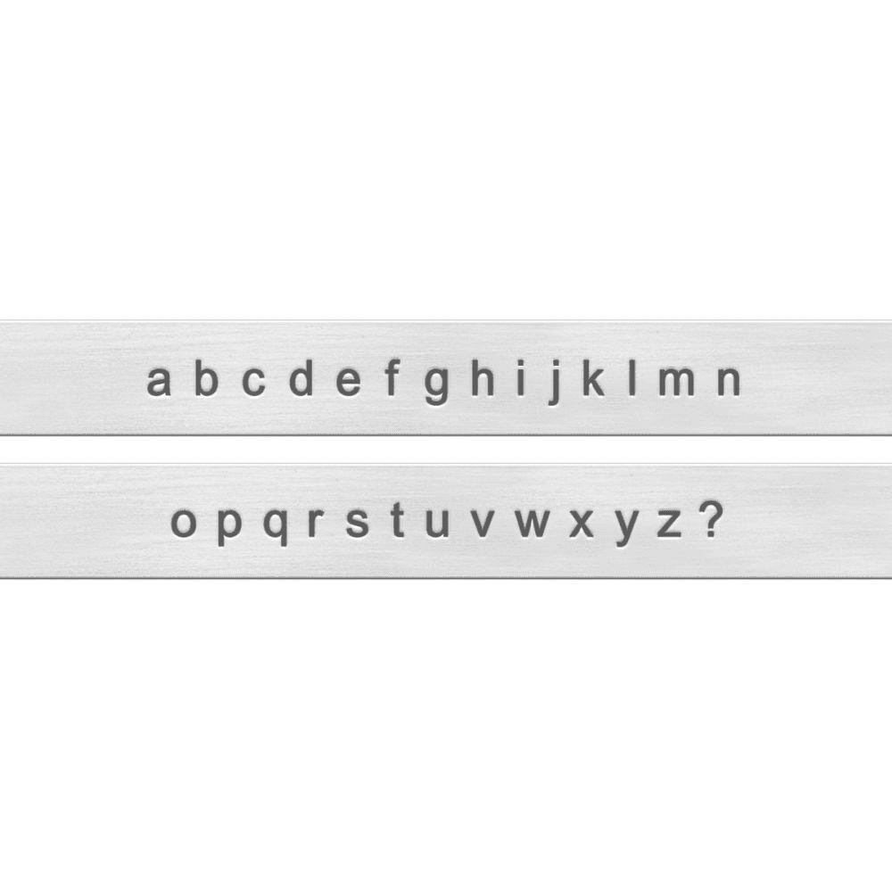 ImpressArt Basic Letter Stamp Set Lowercase 3mm