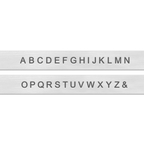 ImpressArt Basic Letter Stamp Set Uppercase 3mm