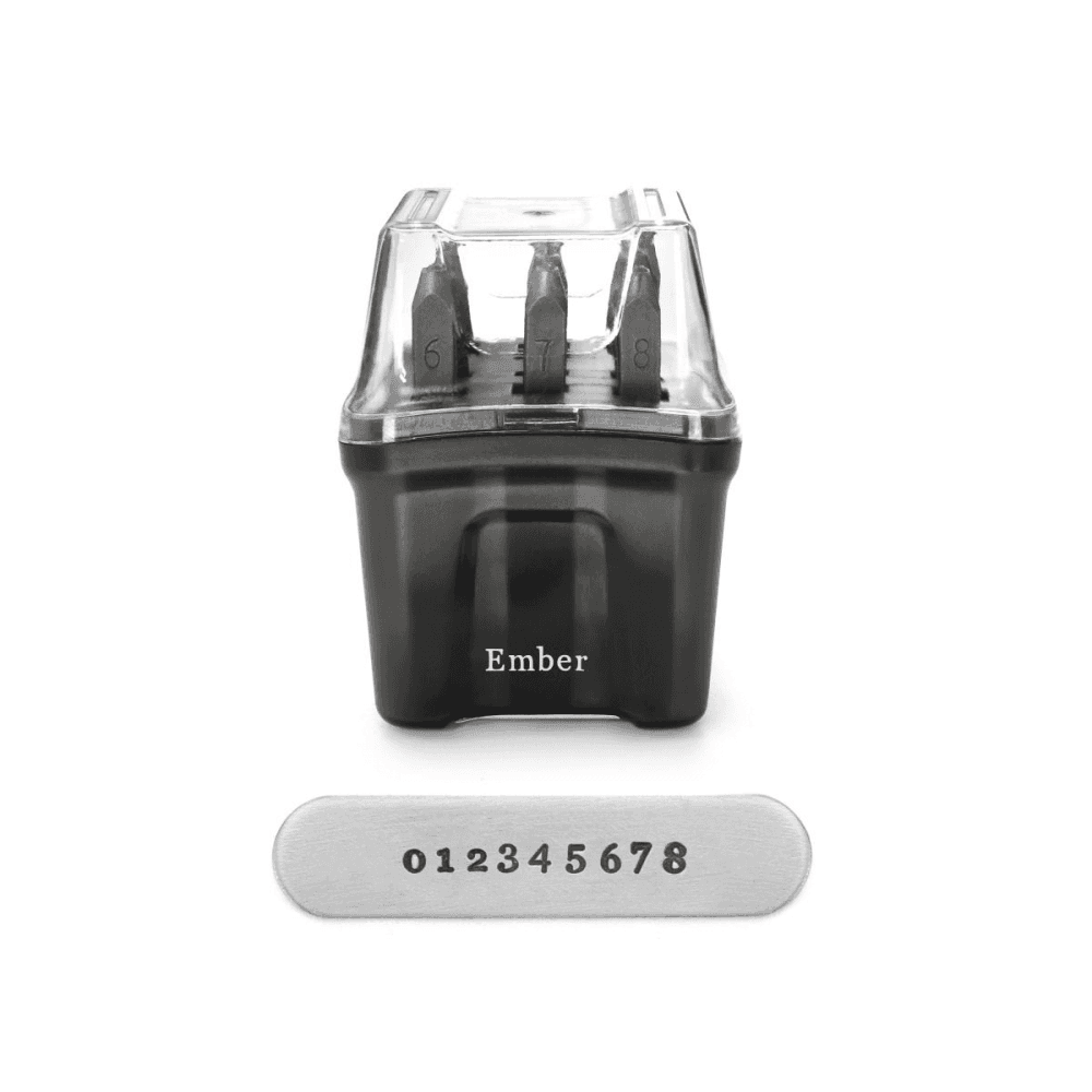 ImpressArt Ember Number Stamp Set 2.5mm