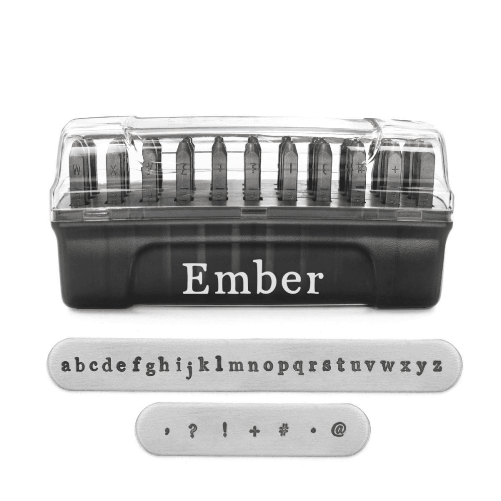 ImpressArt Ember Letter Stamp Set Lowercase 2.5mm