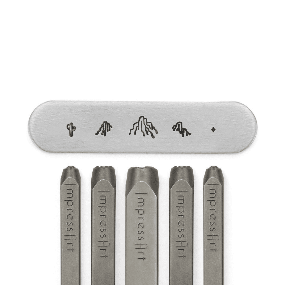 ImpressArt Desert Mountain Design Stamp Set