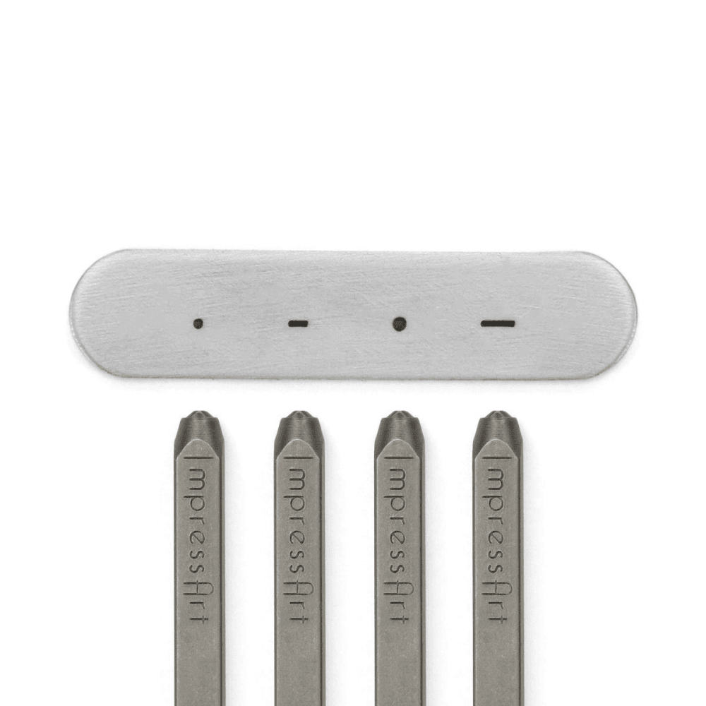 ImpressArt Dot & Dash Design Stamp Set
