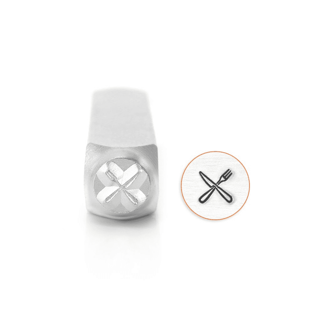 ImpressArt Fork & Knife Design Stamp, 6mm