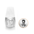 ImpressArt Breast Cancer Ribbon Outline Design Stamp, 6mm