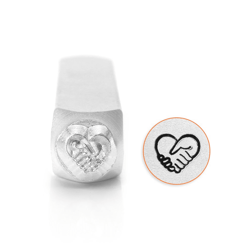 ImpressArt Heart Hands Design Stamp, 6mm