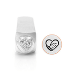 ImpressArt Heart Hands Design Stamp, 6mm