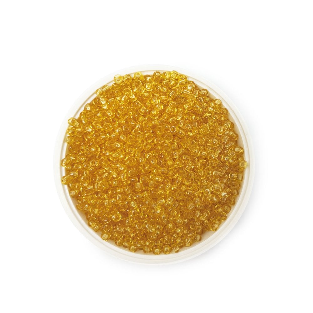 Seed Beads 10/0 - Transparent Pale Topaz 10020