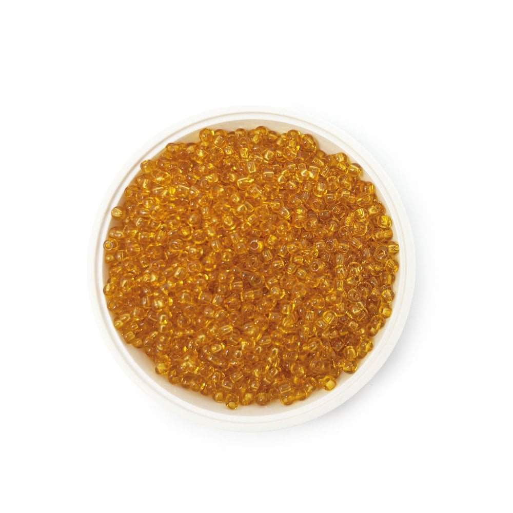 Seed Beads 10/0 - Transparent Light Topaz 10050