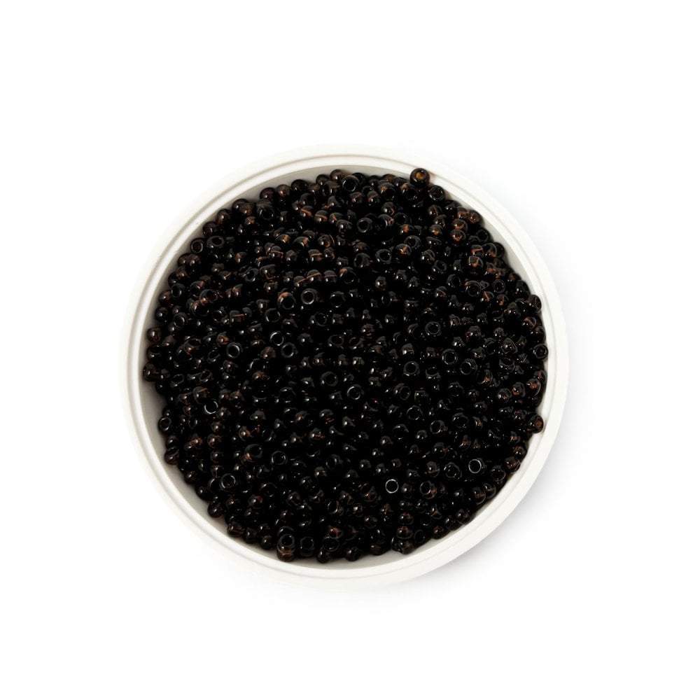 Seed Beads 10/0 - Transparent Dark Brown Topaz 10140