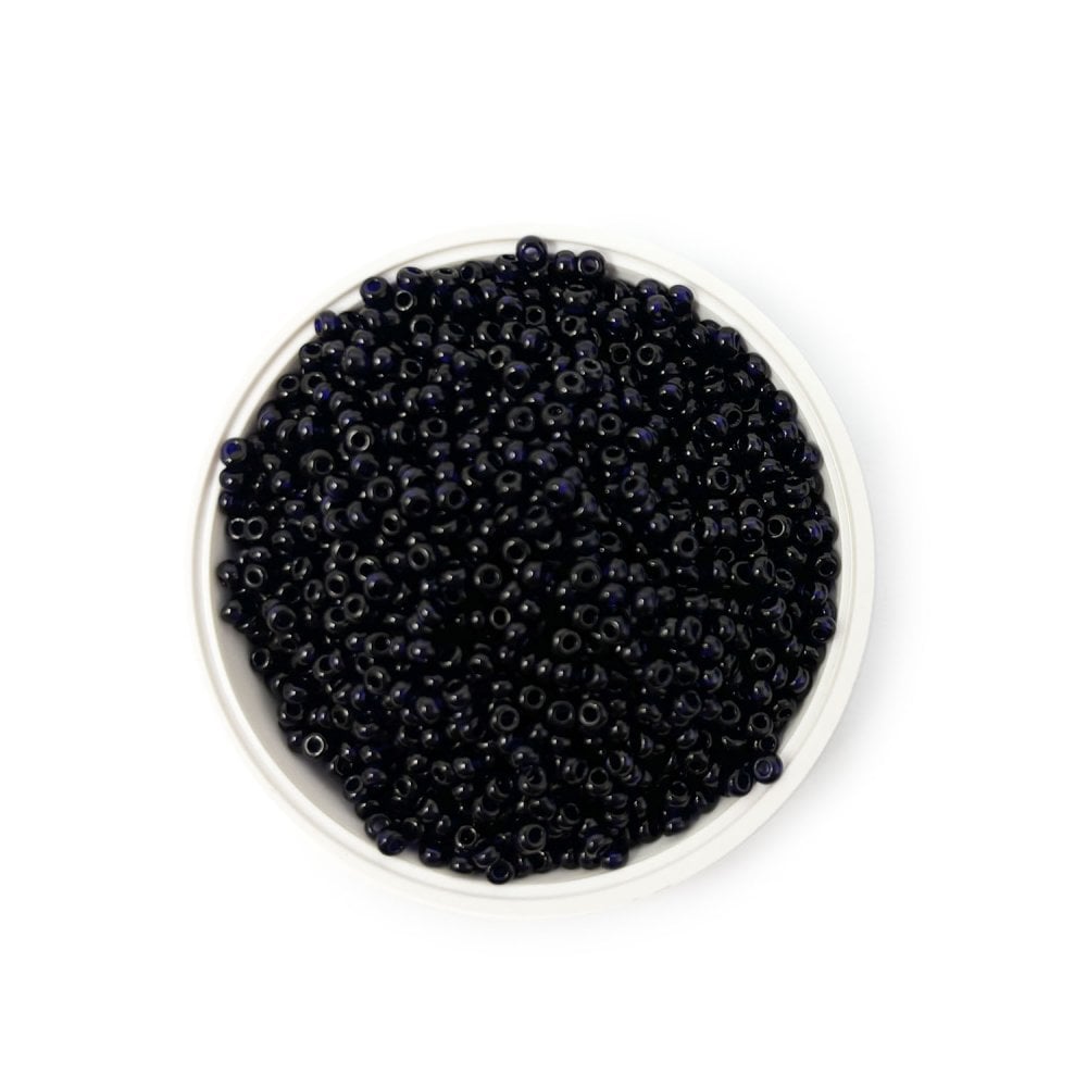 Seed Beads 10/0 - Transparent Dark Sapphire 30110