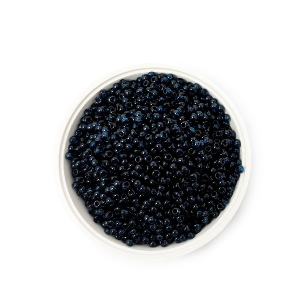 Seed Beads 10/0 - Transparent Dark Aquamarine 60100
