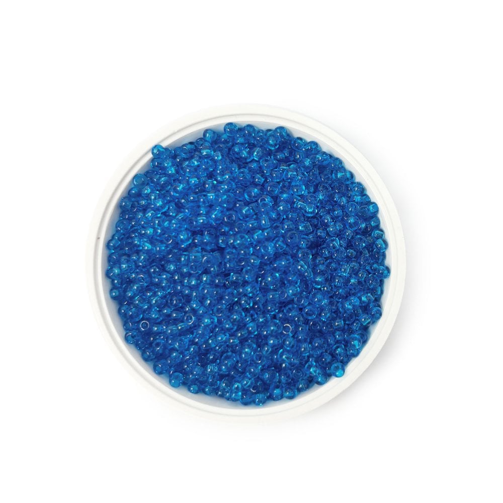 Seed Beads 10/0 - Transparent Medium Aquamarine 60150
