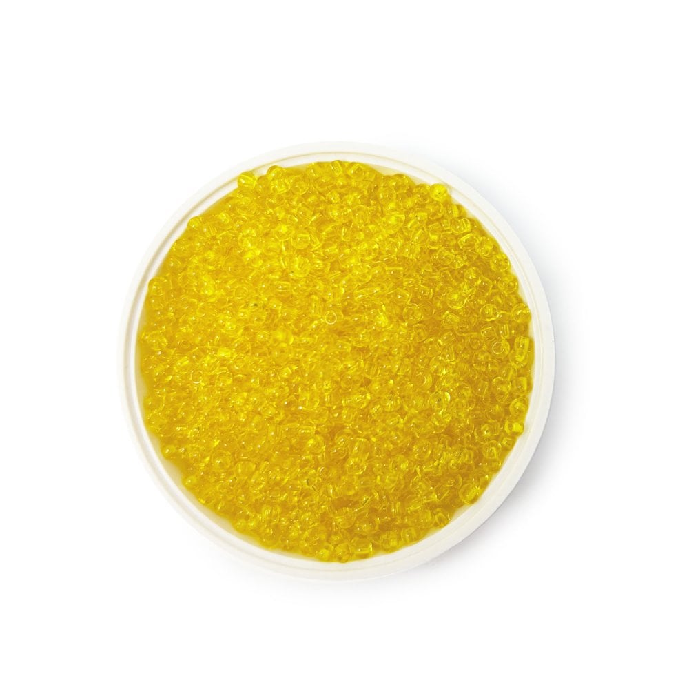 Seed Beads 10/0 - Transparent Yellow 80010