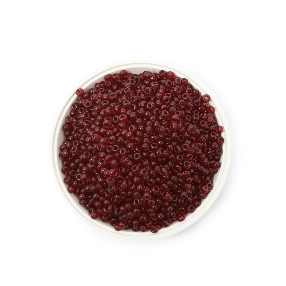 Seed Beads 10/0 - Transparent Garnet 90120