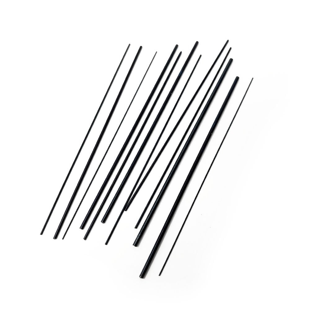 Blue Steel Pivot Rods Assorted 12pc Ø 0.50 - 1.95 mm
