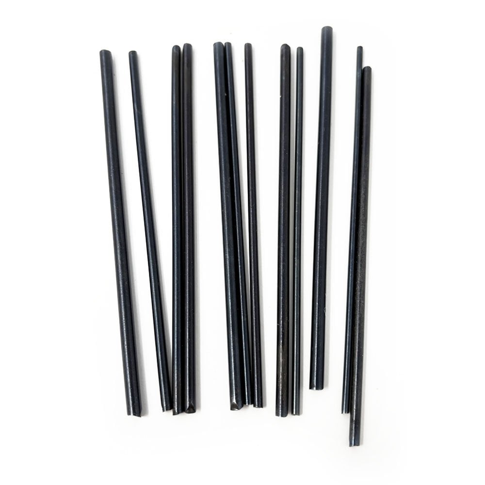 Blue Steel Pivot Rods Assorted 12pc Ø 2.20 - 3.95 mm
