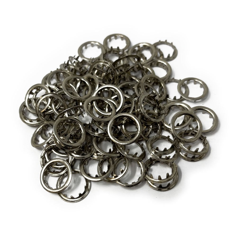 Nickelled Clock Grommets 16mm