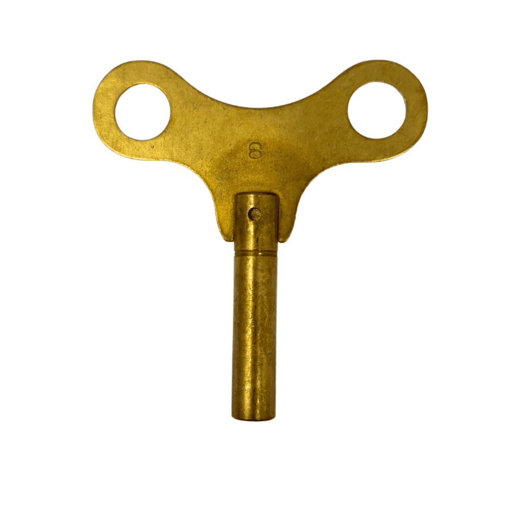 Brass Clock Winding Key - Choose Size