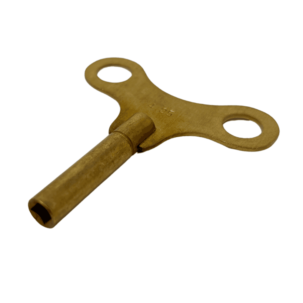 Brass Clock Winding Key - Choose Size