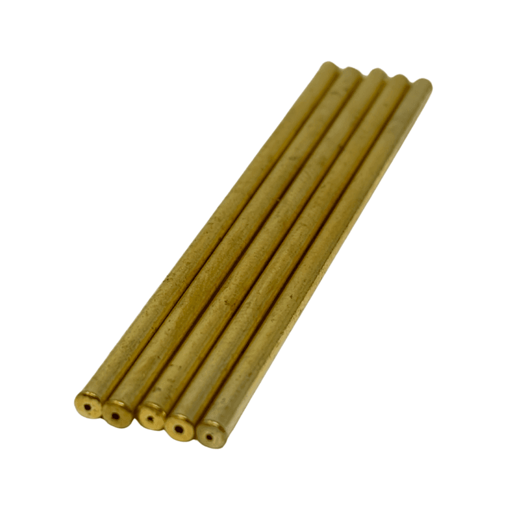 Brass Hollow Wire 5pc - Choose Size
