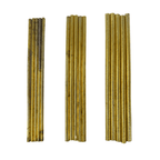 Brass Hollow Wire 5pc - Choose Size