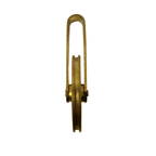 Brass Clock Pulley 1.5"
