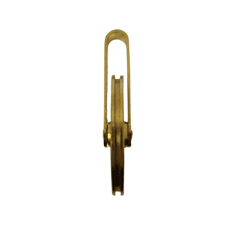 Brass Clock Pulley 1.75"