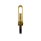 Brass Clock Pulley 1.75"