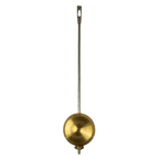 Universal Clock Pendulum with Brass Bob