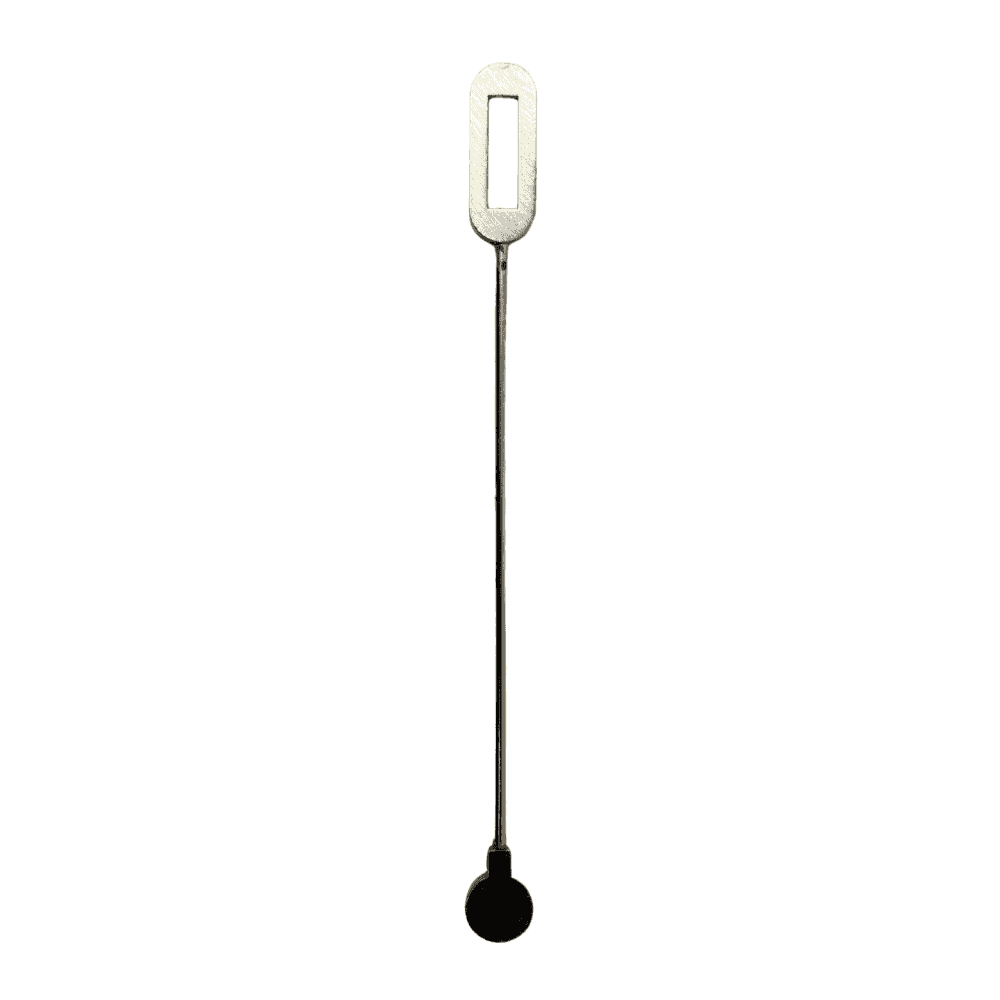 Rounded Crutch for Long Case Clocks