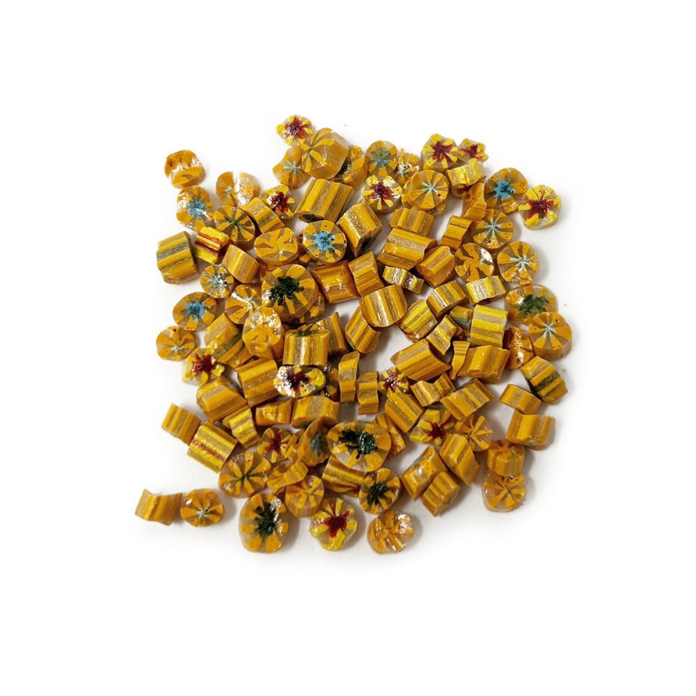 Vitreco Floral Wafers - Yellow