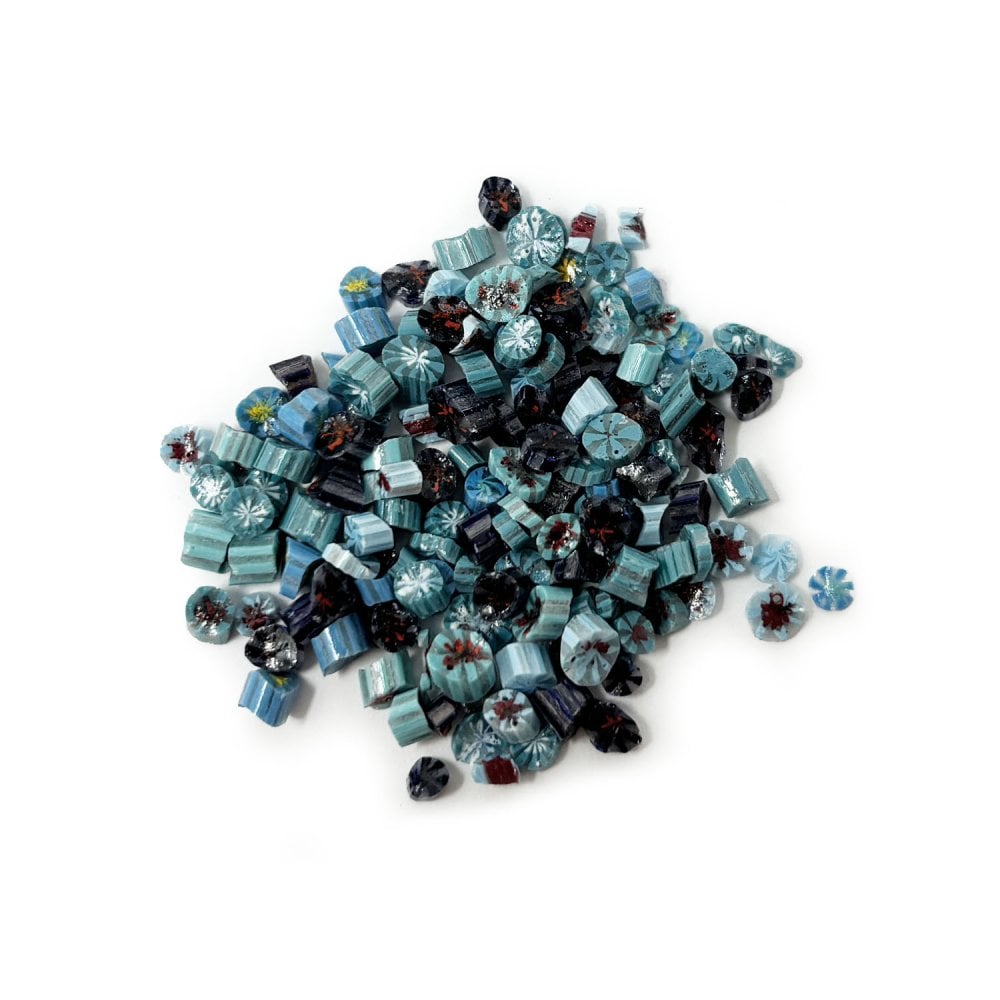 Vitreco Floral Wafers - Blue