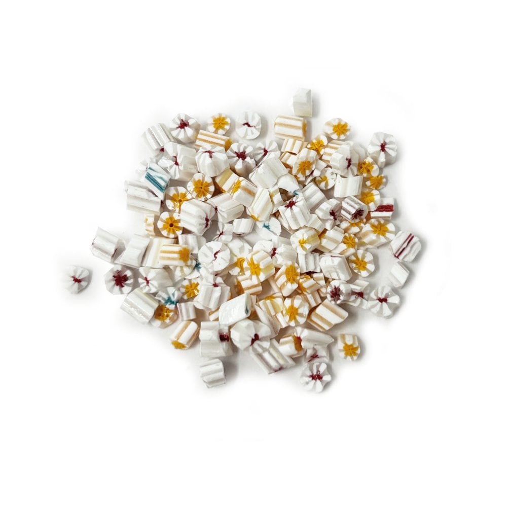 Vitreco Floral Wafers - White