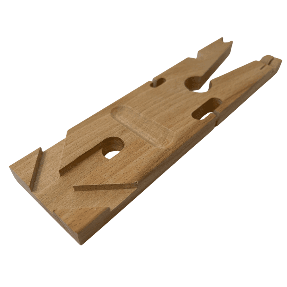 Wooden Bench Pin with Clamp