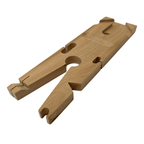 Wooden Bench Pin with Clamp