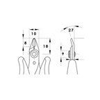 Piergiacomi Flush Cutting Pliers 132mm