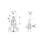 Piergiacomi Flush Cutting Pliers 132mm