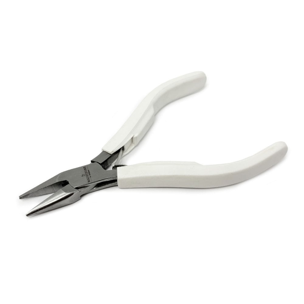 Chain Nose Pliers with White Ergo Handle, 120mm