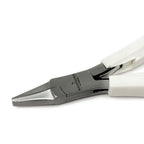 Flat Nose Pliers with White Ergo Handle, 120mm