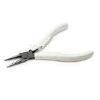 Round Nose Pliers with White Ergo Handle, 120mm
