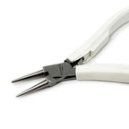 Round Nose Pliers with White Ergo Handle, 120mm