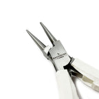 Round Nose Pliers with White Ergo Handle, 120mm