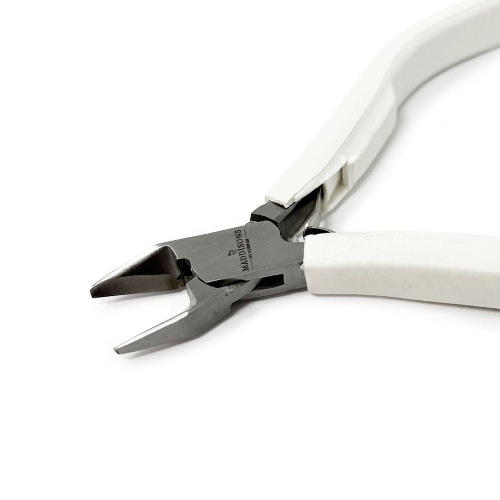 Side Cutters with White Ergo Handle, 120mm