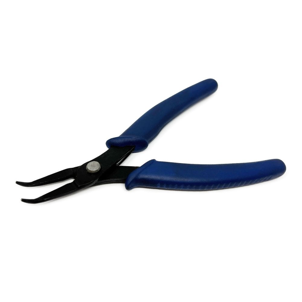 Slim Bent Chain Nose Pliers, 140mm