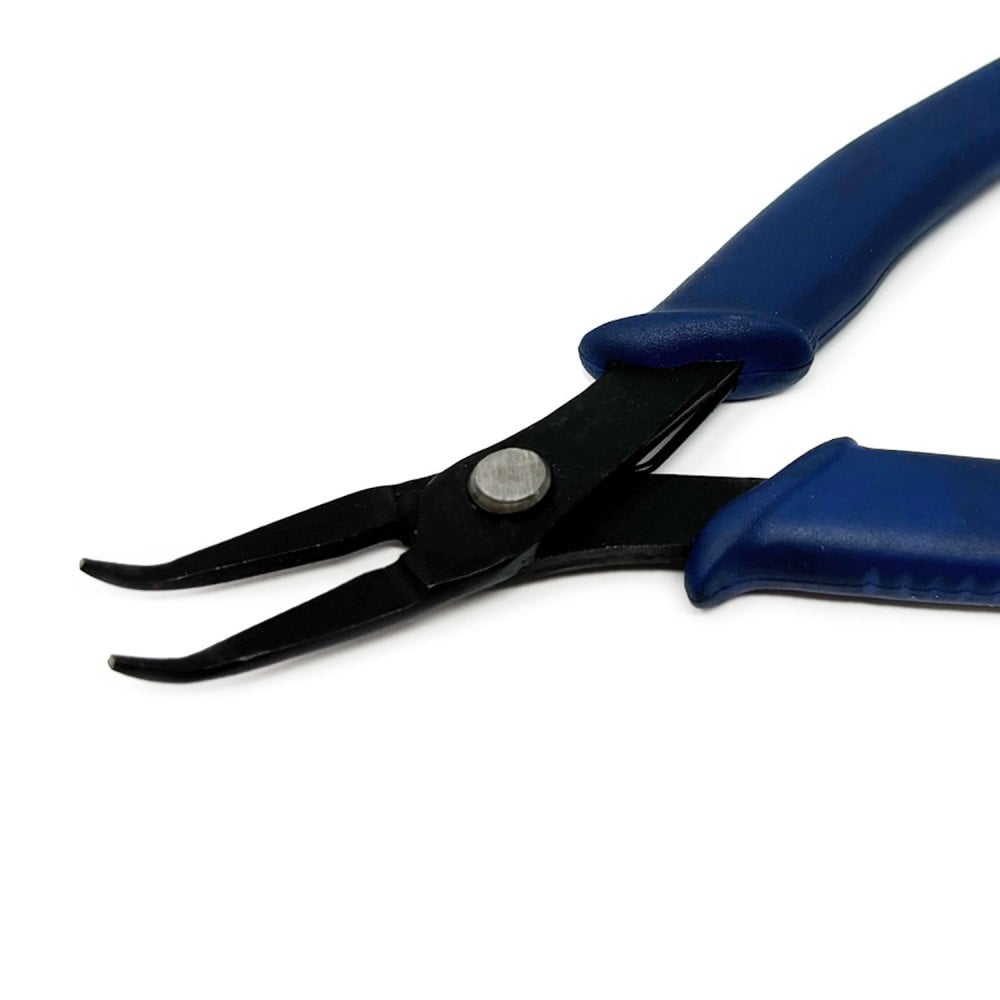 Slim Bent Chain Nose Pliers, 140mm