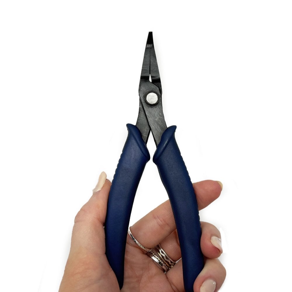 Slim Bent Chain Nose Pliers, 140mm