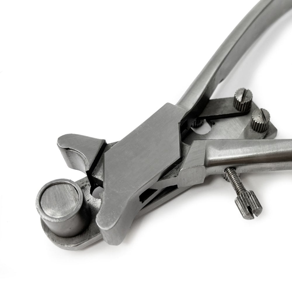 Steel Ring Bending Pliers with Flat Stock