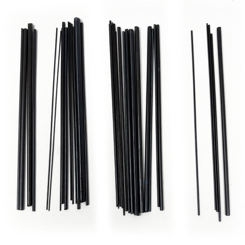 Blue Steel Wire Assorted Ø0.6-4mm 4" Long 37pc
